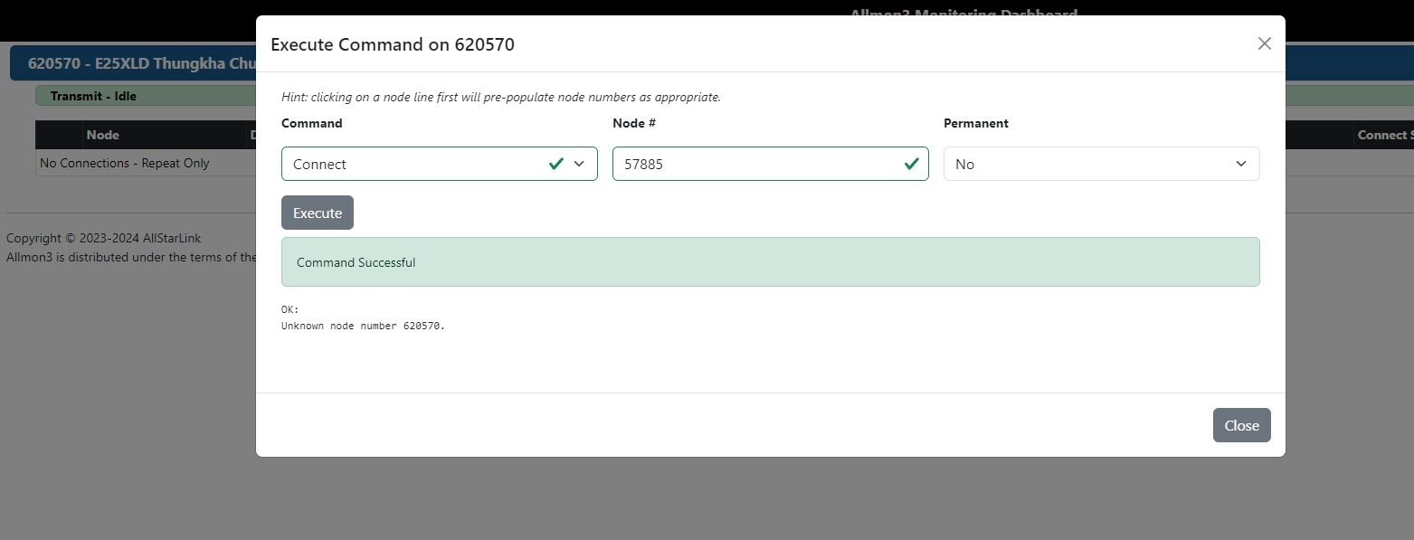 OK: Unknown node number (MYNODENO.) - Archive - AllStarLink