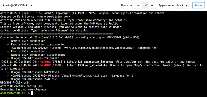 ASLconsole