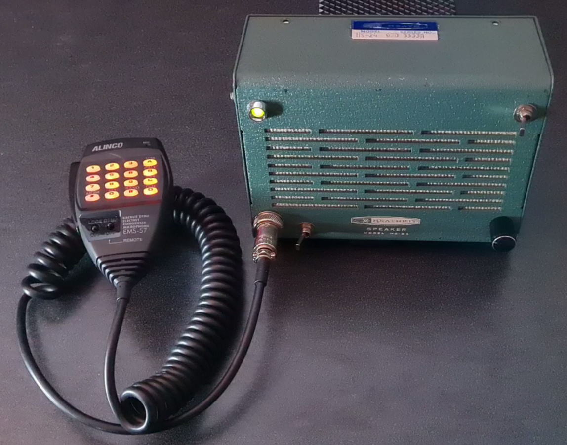 Radio-less node builds using vintage communication speakers